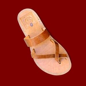 Melissinos “The Poet” Doric Brown Leather Sandals sz 6.5